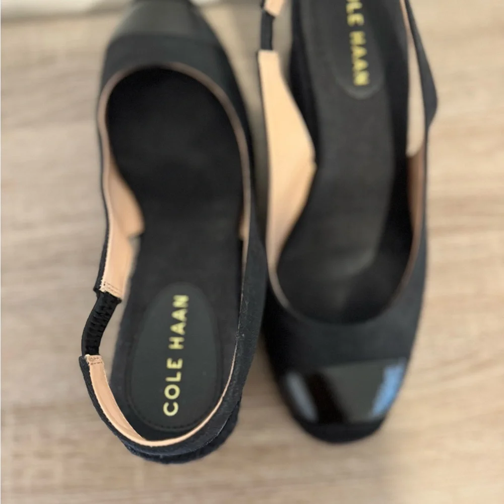 Cole Haan Women's Black Wedge Shoes beautiful shoes !